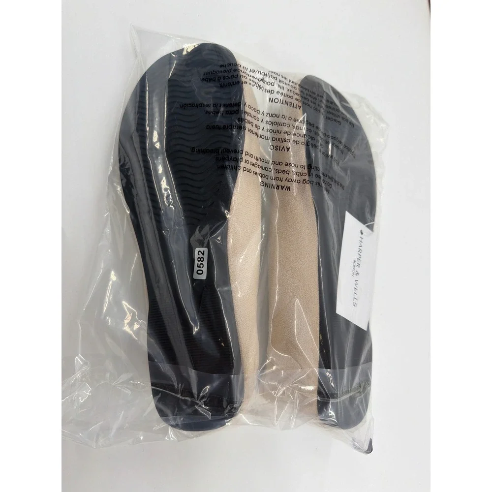 Harper & Wells Camilla Orthopedic Comfort Lace Loafers Beige Suede Flats EU 43